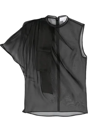 GENNY Bluse mit Sheer-Effekt
