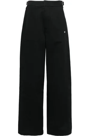 AGNÈS B. Gerade Hose mit Dino-Schild