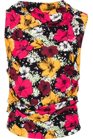 Moschino Top mit Blumen-Print
