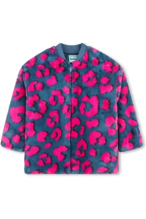 Kenzo Mantel aus Faux Fur