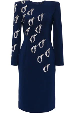 Jenny Packham Jealous Midikleid mit Kristallen