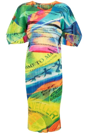 PLEATS PLEASE ISSEY MIYAKE Voyager Midikleid