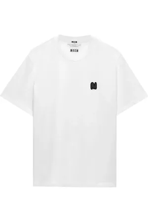 Msgm T-Shirt mit Logo-Applikation