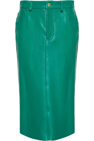 BLUMARINE Midirock mit Logo-Prägung