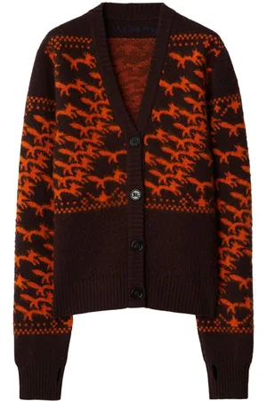 Burberry Cardigan mit Fuchs