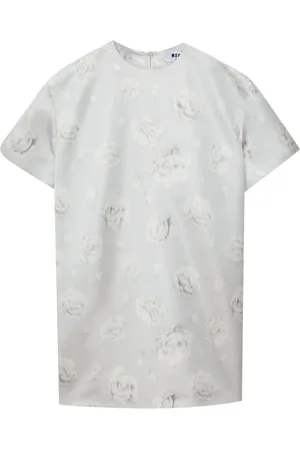 Msgm Minikleid mit Blumen-Print