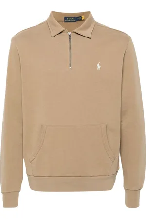 Ralph Lauren Jersey-Sweatshirt mit kurzem Reißverschluss