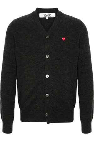 Comme des Garçons Cardigan mit Herz-Patch