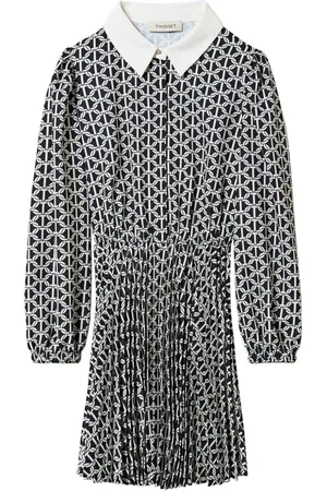 Twin-Set Kurzes Kleid aus Chinakrepp