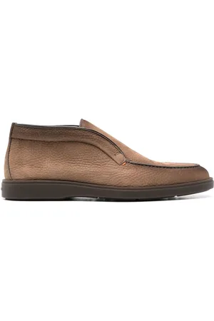 santoni Loafer aus Wildleder