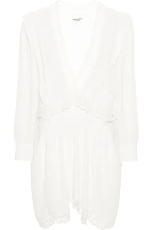 Marant Etoile Felie Kleid mit Spitzenbesatz
