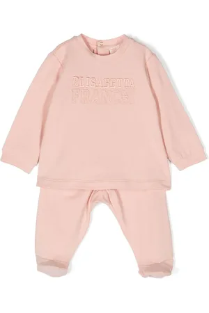 Elisabetta Franchi Pyjama mit Logo-Stickerei