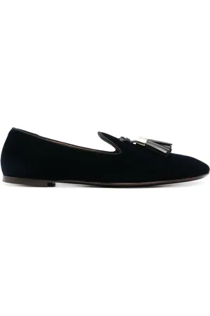 Giuseppe Zanotti Loafer aus Samt mit Quastendetail