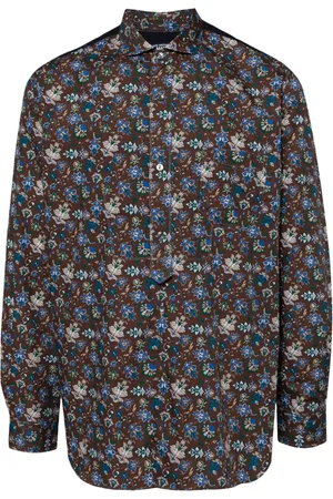 JUNYA WATANABE Gestreiftes Hemd mit Paisleymuster