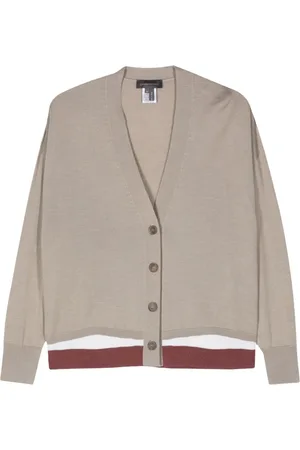 LORENA ANTONIAZZI Cardigan mit V-Ausschnitt