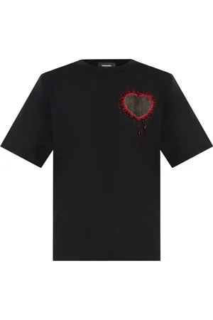 Dsquared2 T-Shirt mit Herz-Motiv