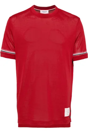 Thom Browne Gestreiftes T-Shirt