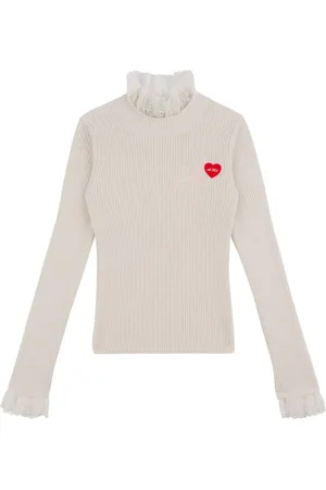 PHILOSOPHY DI LORENZO SERAFINI Strickoberteil mit Logo-Stickerei