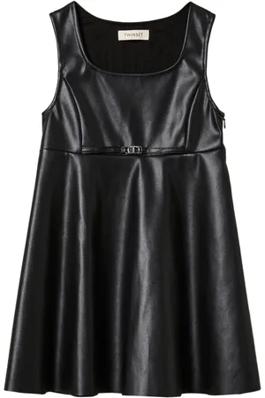 Twin-Set Kleid mit Oval T-Schnalle