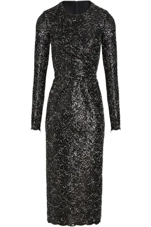 Giambattista Valli Tweed-Midikleid mit Pailletten