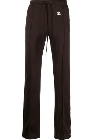 Courrèges Hose mit Logo-Applikation