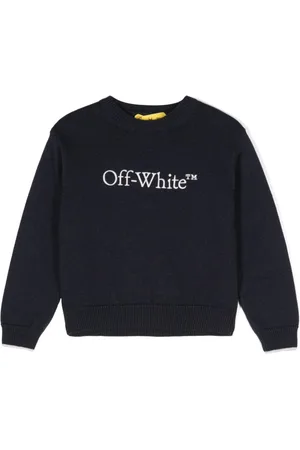 OFF-WHITE Pullover mit Logo-Stickerei