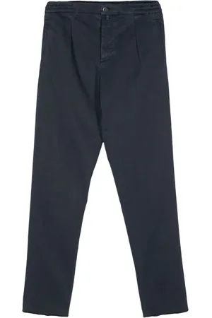 Kiton Chino mit Logo-Patch