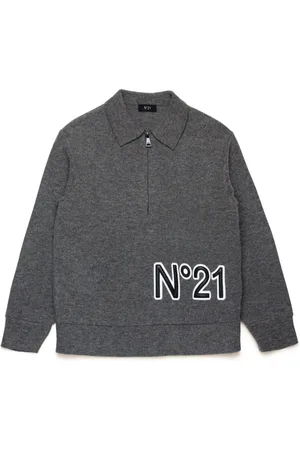 Nº21 Poloshirt mit Logo-Prägung