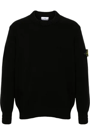 Stone Island Pullover mit Kompass-Patch