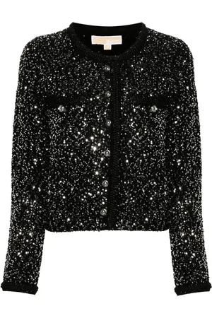 Michael Kors Cardigan mit Pailletten