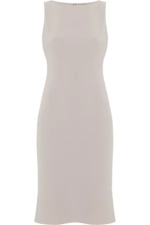 THEORY Mittellanges Kreppkleid