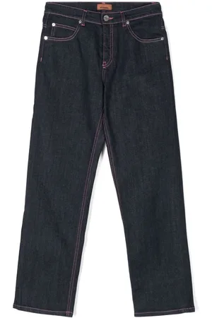 Missoni Jeans mit Zickzackstickerei