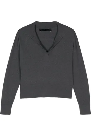 FEDERICA TOSI Strickpullover mit Poloshirtkragen
