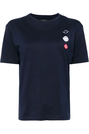 JOSHUA SANDERS T-Shirt mit Slogan-Print
