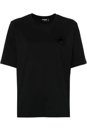Dsquared2 T-Shirt mit geflocktem Logo