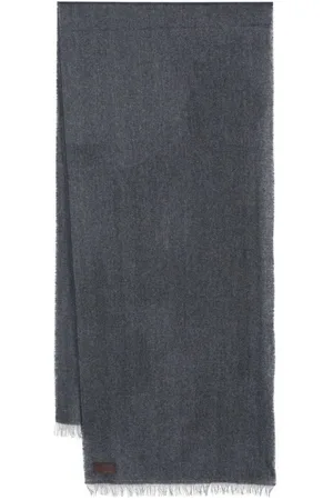 CANALI Schal mit Fischgrätenmuster