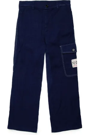 Nº21 Cargohose mit Logo-Patch
