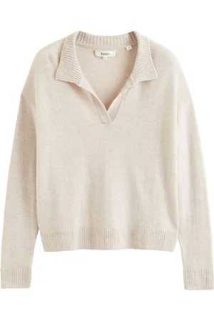 Chinti & Parker Gestrickter Pullover mit Poloshirtkragen