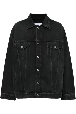OFF-WHITE Jeansjacke mit Arrows-Motiv