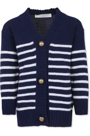 PHILOSOPHY DI LORENZO SERAFINI Gestreifter Cardigan mit V-Ausschnitt