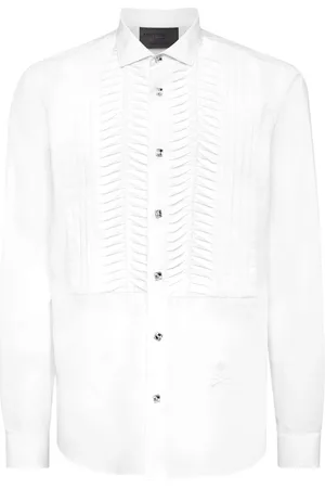Philipp Plein Langärmeliges Black Tie Hemd