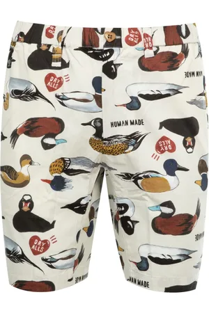 HUMAN MADE Shorts mit Enten-Print