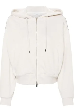 PESERICO SIGN Hoodie mit Lurex-Detail