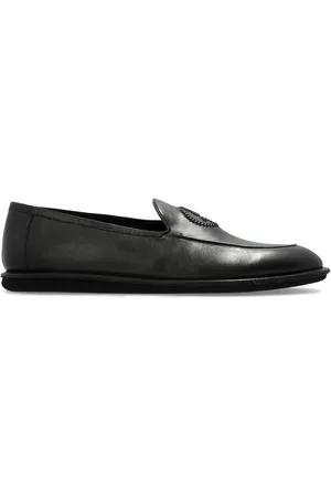 Giorgio Armani Loafer mit Logo-Stickerei