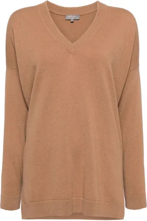 N.PEAL Langer Kaschmirpullover