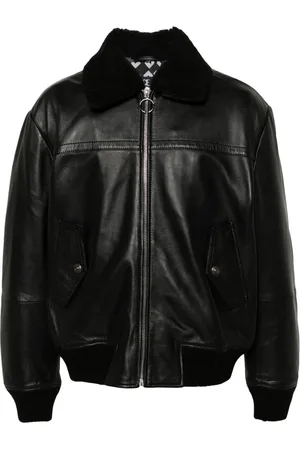 VERSACE Klassische Lederjacke