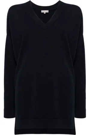 N.PEAL Langer Kaschmirpullover