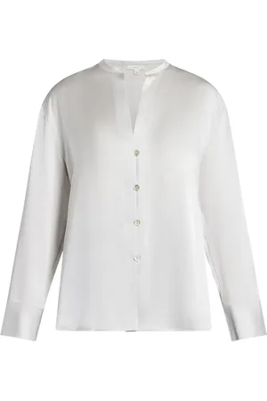 Vince Bluse mit Stehkragen