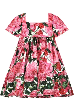 Dolce & Gabbana Kleid mit Rosen-Print