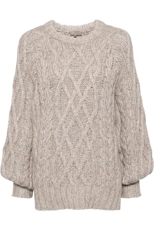 N.PEAL Kaschmirpullover mit Rundhalsausschnitt